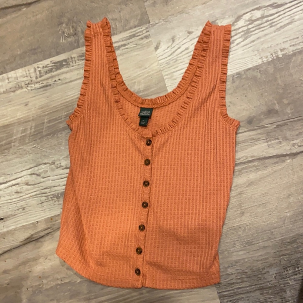wild flammable crop tank top